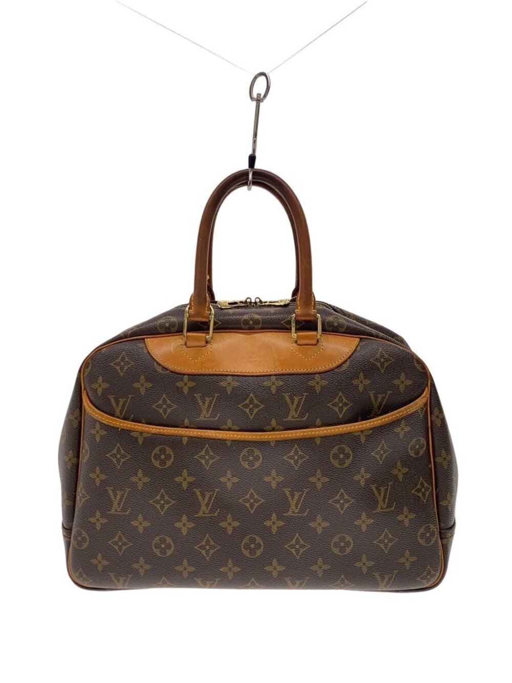 Louis Vuitton Bowling Vanity Deauville Monogram Canvas Brown